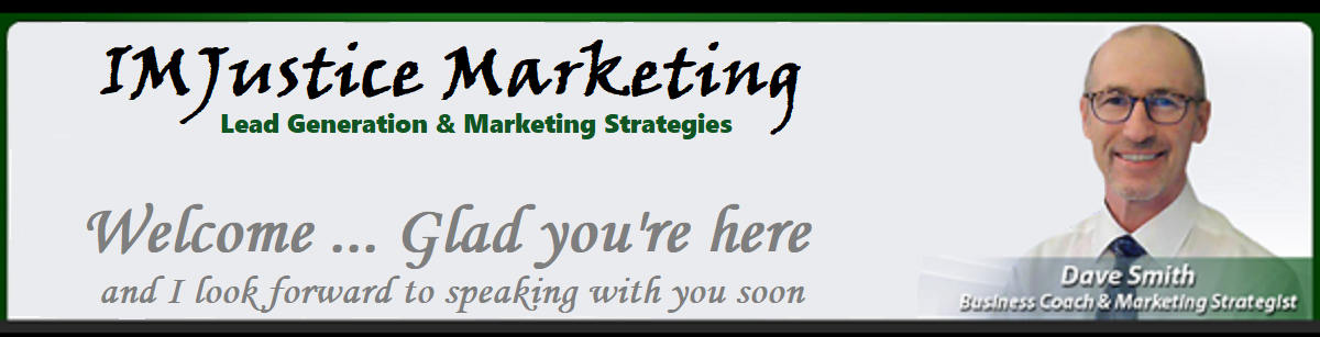 welcome banner for LP of IMJustice Marketing