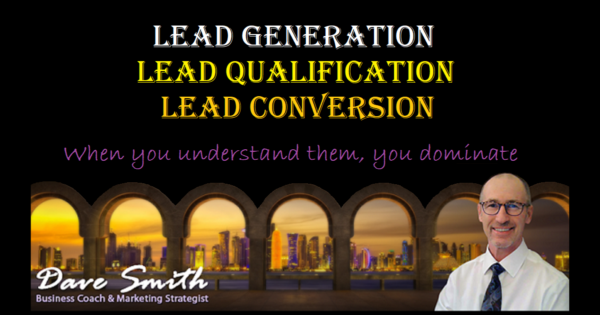 lead generation, lead qualification, and lead conversion